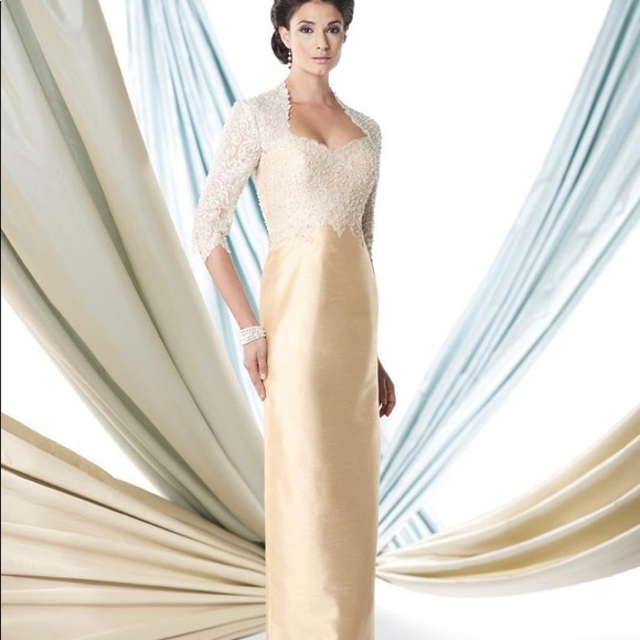 silk shantung mother of the bride dresses Celebrations Mother of the Bride Collections Montage by Mon Cheri 18913 Celebrations Bridal and Prom